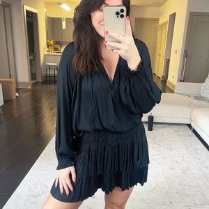 Current Air Navy Smocked Dress